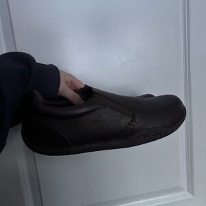 Kuru Men’s 10.5 Brown Leather Kivi Slip On Loafers